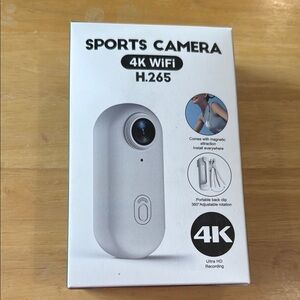 4K WiFi Sports Camera - White